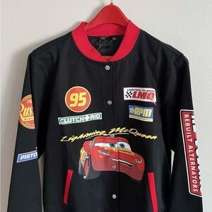 Adult Lightning McQueen Black Jacket